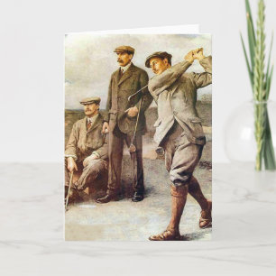 Vintage Golf Card