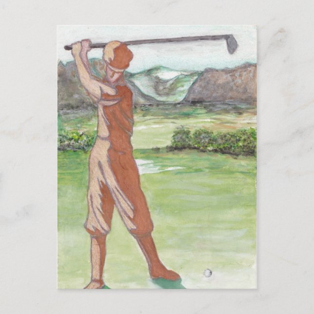 Vintage Golf Card (Front)