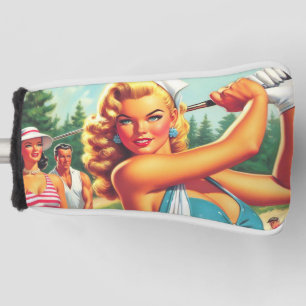 Vintage Golf Pin-up Head Cover