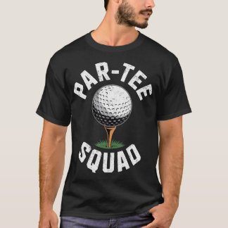 Vintage Golf Player Par- Squad Golfing Golfer T-Shirt