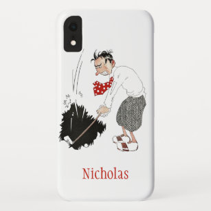 Vintage Golf Sports Humour, Funny Silly Golfer iPhone XR Case