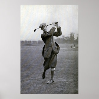 Vintage Golfer: George Duncan Poster