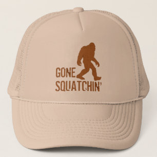 Vintage Gone Squatchin Trucker Hat