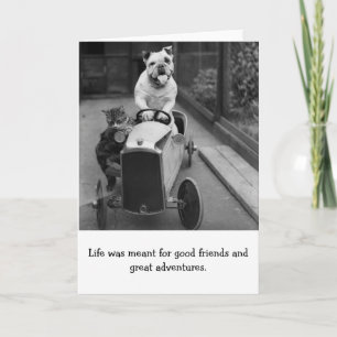Vintage -  Good Friends & Great Adventures, Card