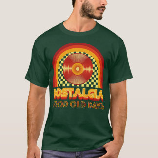Vintage Good Old Days Vinyl T-Shirt