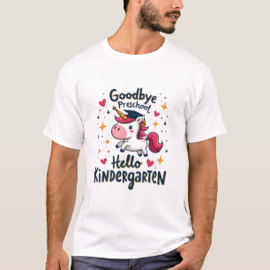 Vintage Goodbye Preschool Hello Kindergarten Unico T-Shirt