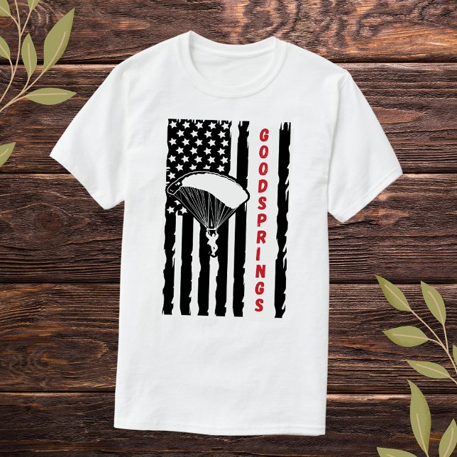 Vintage Goodsprings Paragliding Skydiving T-Shirt (Creator Uploaded)