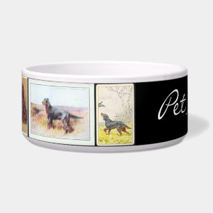 Vintage Gordon Setter Cigarette Card Pet Bowl