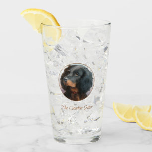 Vintage Gordon Setter Glass