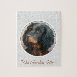 Vintage Gordon Setter Jigsaw Puzzle