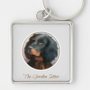 Vintage Gordon Setter Key Ring