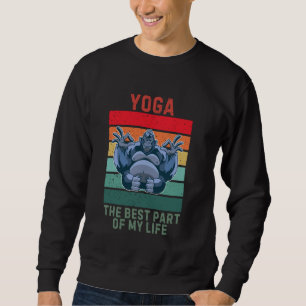 Vintage Gorilla The Best Part Of My Life Yoga Love Sweatshirt