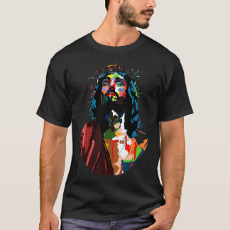 Vintage Got King Jesus Christ Sweet Face Image T-Shirt