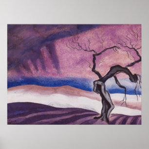 Vintage Goth Aesthetic Painting Poster