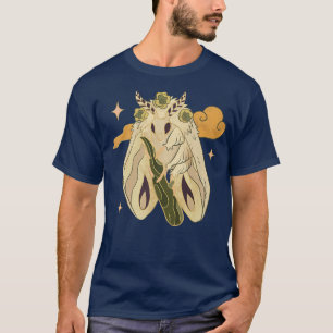 Vintage Goth Moth Insect Faecore Cottagecore Fairy T-Shirt