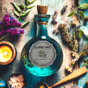 Vintage Gothic Belladonna Potion Custom Halloween