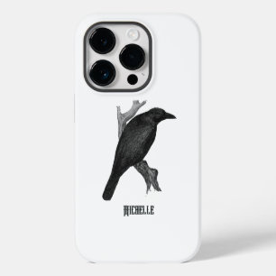 Vintage Gothic Black Raven Case-Mate iPhone Case
