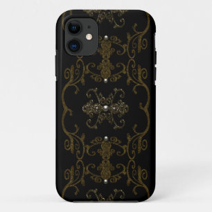 Vintage Gothic Elegance Jewels iPhone 11 Case
