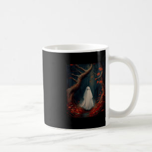 Vintage Gothic Floral Halloween Ghost Lost In The Coffee Mug