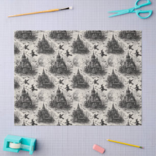 Vintage Gothic Halloween Tissue Paper