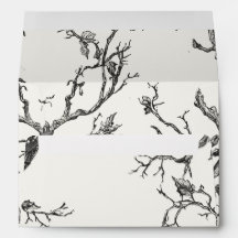 Vintage Gothic Halloween Withered Branches