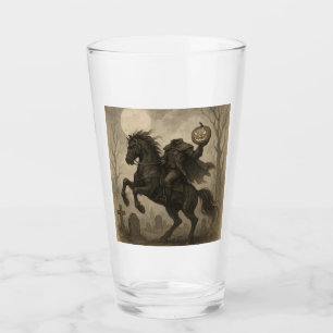 Vintage/Gothic Headless Horseman Halloween/Autumn Glass