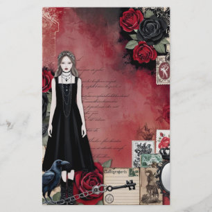Vintage Gothic Scrapbook Paper