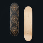Vintage Gothic Skulls Personalised Skateboard<br><div class="desc">Vintage gothic skateboard customisable to your specifics.</div>