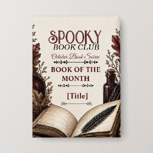 Vintage Gothic Spooky Book Club Halloween