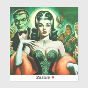 Vintage Gothic Vampire Woman