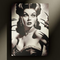Vintage Gothic Vampire Woman