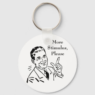 Vintage Government Stimulus Check Key Ring