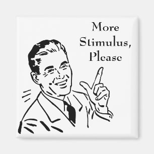 Vintage Government Stimulus Check Magnet