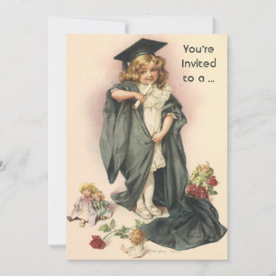 Vintage Graduation, Congratulations Graduates! Invitation