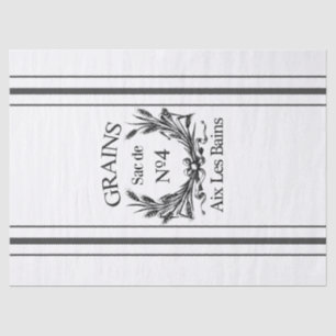 Vintage Grain Sack Tissue Paper