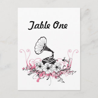 Vintage gramophone Postcard