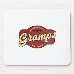 Vintage Gramps Like A Grandpa But Cooler Mouse Pad