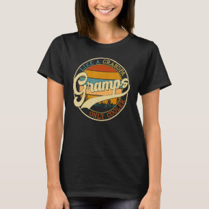 Vintage Gramps Like A Grandpa Only Cooler For Fath T-Shirt
