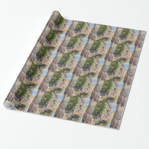 Vintage Grand Canal Gondolas Venice Italy Travel Wrapping Paper