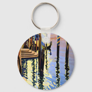 Vintage Grand Canal Venice Italy Travel Key Ring