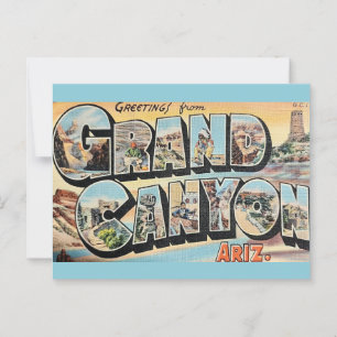 Vintage Grand Canyon Greeting Postcard