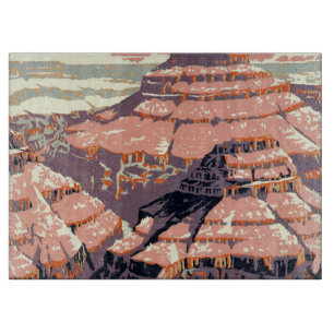 Vintage Grand Canyon National Park WPA Poster Art Cutting Board