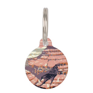 Vintage Grand Canyon National Park WPA Poster Art  Pet Tag