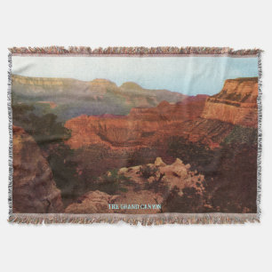 Vintage Grand Canyon Throw Blanket