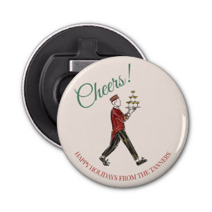 Vintage Grand Hotel Christmas Party Bottle Opener