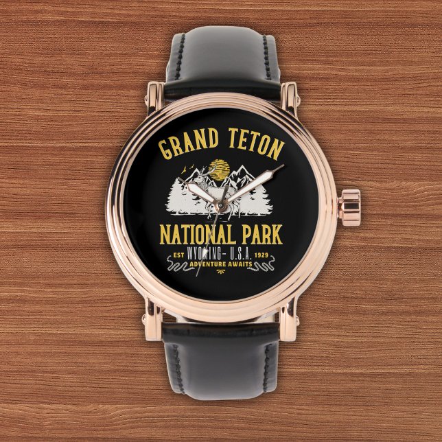 Vintage Grand Teton Nature Panorama Watch (Creator Uploaded)
