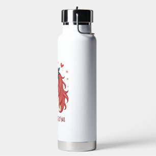 Vintage Grandmacorn Unicorn Floral Birthday Grandm Water Bottle