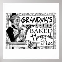 Vintage Grandma's Homemade Pies Gifts