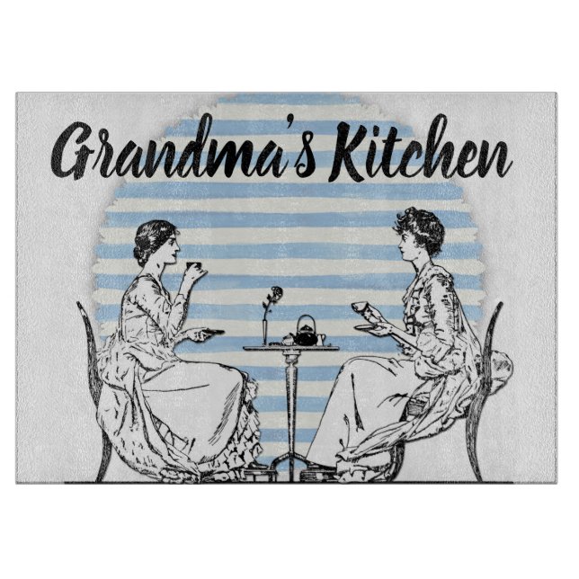 Vintage Grandma's Kitchen Cutting Board (Front)