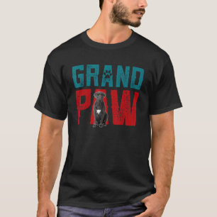 Vintage Grandpa Paw Cute Cane Corso Sunglasses Dog T-Shirt